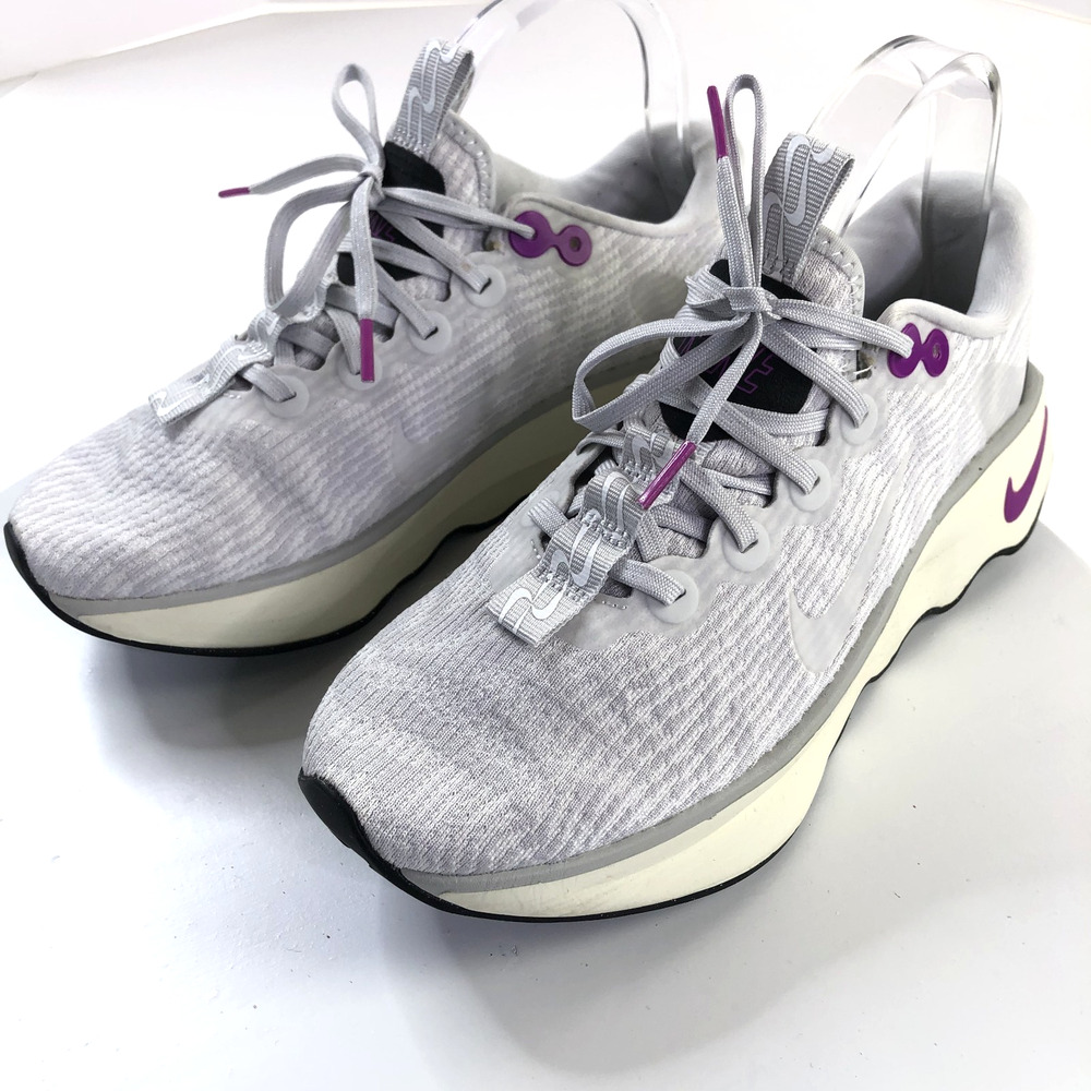 Nike Motiva Womens Size 9.5 US Athletic Walking Shoes Gray White Purple DV1238